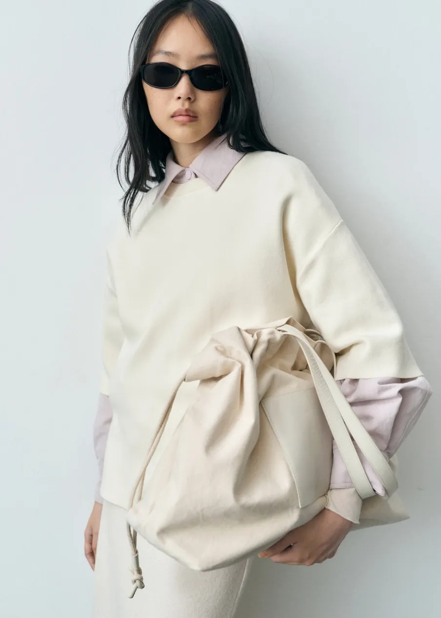 MANGO Torebki*Torba typu shopper z mieszanki skóry