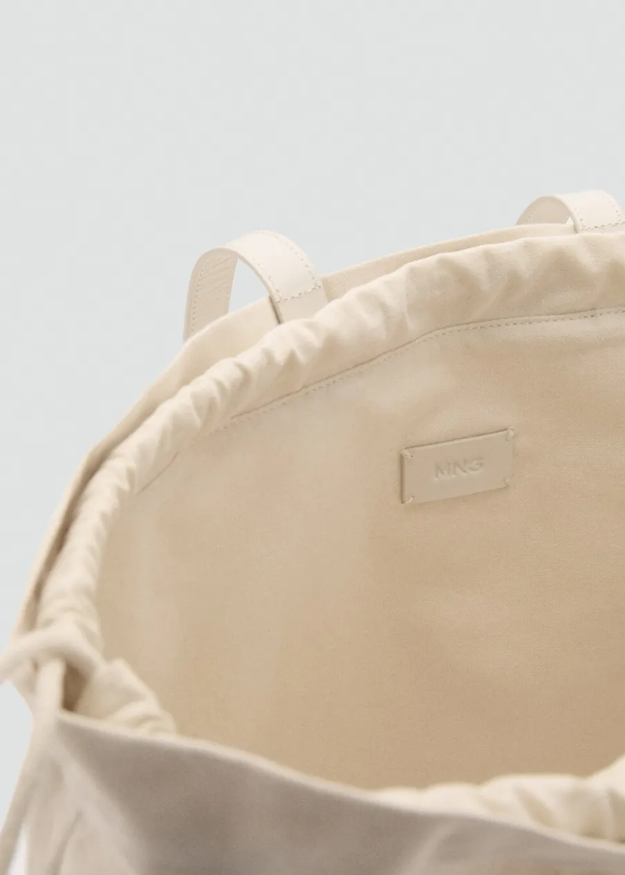 MANGO Torebki*Torba typu shopper z mieszanki skóry