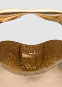 MANGO Torebki*Torebka do ręki w metalicznym kolorze