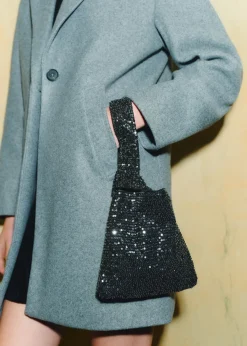 MANGO Torebki*Torebka do ręki z cekinami