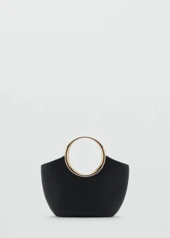 MANGO Torebki*Torebka do ręki z metalicznymi elementami