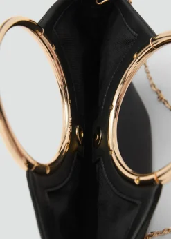 MANGO Torebki*Torebka do ręki z metalicznymi elementami