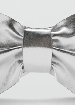 Dzieci MANGO Torebki*Torebka kokarda w metalicznym kolorze