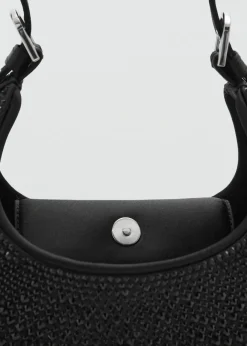 MANGO Torebki*Torebka na ramię z kryształkami