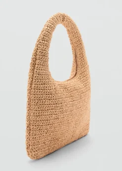 MANGO Torebki*Torebka na ramię z naturalnych włókien