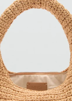 MANGO Torebki*Torebka na ramię z naturalnych włókien