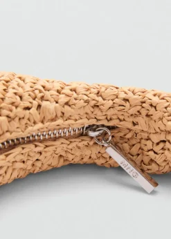 MANGO Torebki*Torebka na ramię z naturalnych włókien