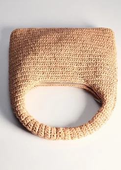 MANGO Torebki*Torebka na ramię z naturalnych włókien