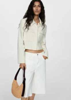 MANGO Torebki*Torebka na ramię z naturalnych włókien