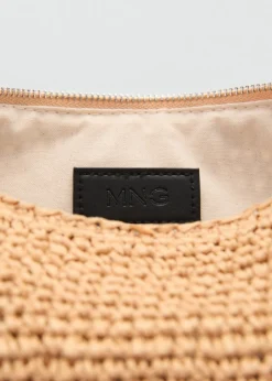 MANGO Torebki*Torebka na ramię z naturalnych włókien