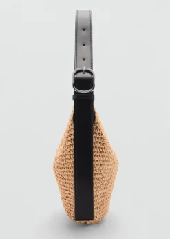 MANGO Torebki*Torebka na ramię z naturalnych włókien
