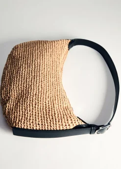 MANGO Torebki*Torebka na ramię z naturalnych włókien