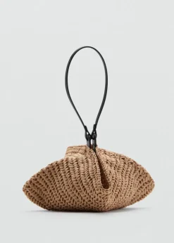 MANGO Torebki*Torebka na ramię z naturalnych włókien