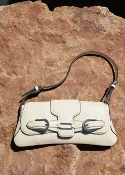 MANGO Torebki*Torebka na ramię z ozdobnymi sprzączkami