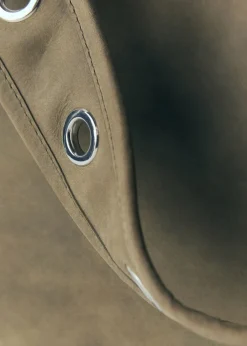 MANGO Torebki|Akcesoria Skórzane*Torebka skórzana z kieszeniami i ćwiekami