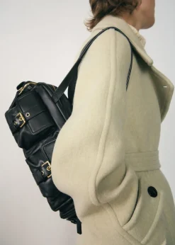 MANGO Torebki|Akcesoria Skórzane*Torebka skórzana z kieszeniami