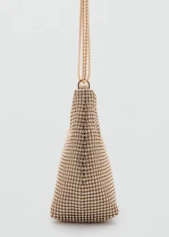 MANGO Torebki*Torebka z dwoma uchwytami i kryształkami