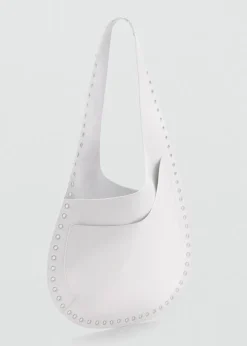 MANGO Torebki|Akcesoria Skórzane*Torebka z dziurkowanej skóry