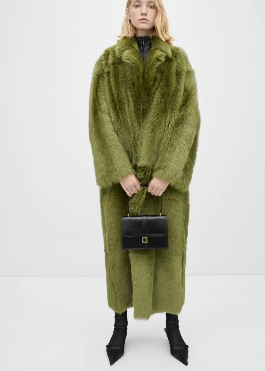 MANGO Torebki|Akcesoria Skórzane*Torebka z klapą 100% skóra