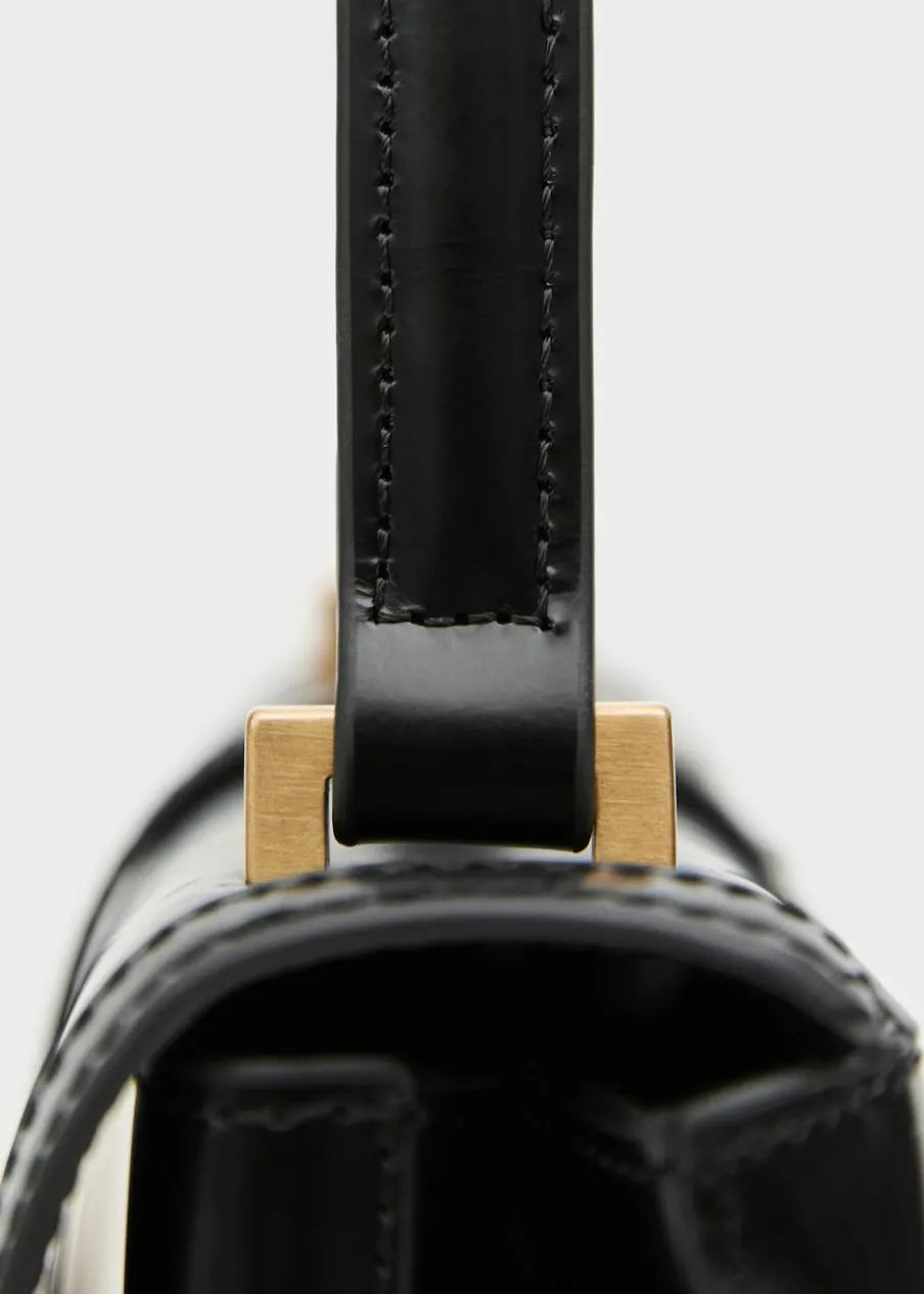 MANGO Torebki|Akcesoria Skórzane*Torebka z klapą 100% skóra