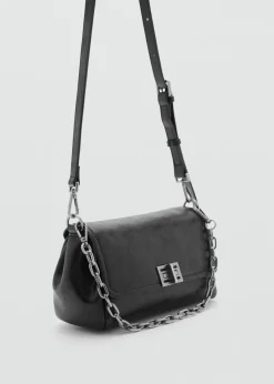 MANGO Torebki*Torebka z klapą i metalowym zapięciem