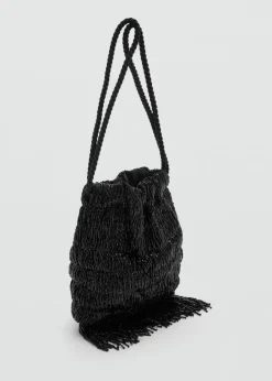 MANGO Torebki*Torebka z koralików z frędzlami