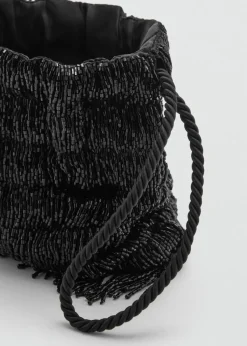 MANGO Torebki*Torebka z koralików z frędzlami