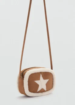 Dzieci MANGO Torebki*Torebka z motywem gwiazdy z baranka