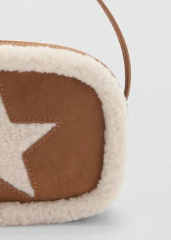 Dzieci MANGO Torebki*Torebka z motywem gwiazdy z baranka