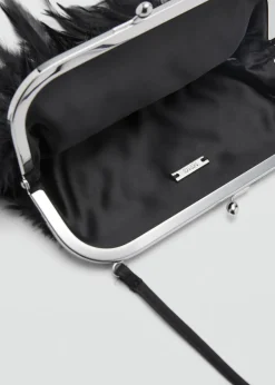 MANGO Torebki*Torebka z piórami i krótkim uchwytem