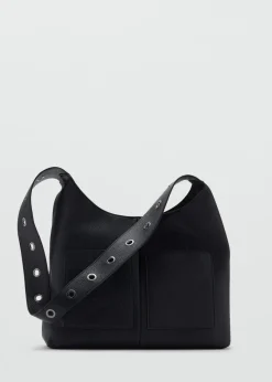 MANGO Torebki*Torebka z ćwiekami i metalową rączką