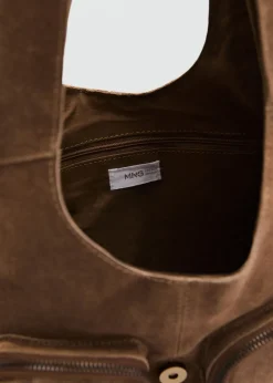 MANGO Torebki*Torebka ze skóry dwoiny