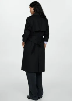 MANGO Płaszcze*Trencz klasyczny z paskiem