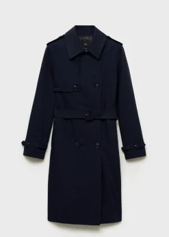 MANGO Płaszcze*Trencz klasyczny z paskiem