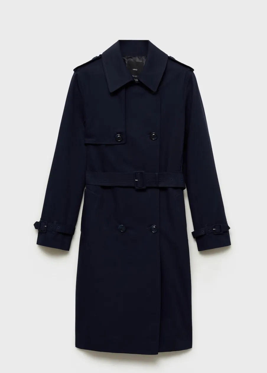 MANGO Płaszcze*Trencz klasyczny z paskiem