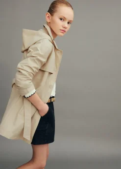 Dzieci MANGO Płaszcze I Kurtki*Trencz na guziki