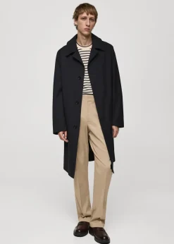 MANGO Kurtki I Koszule Wierzchnie|Płaszcze*Trencz oversize comfort stretch