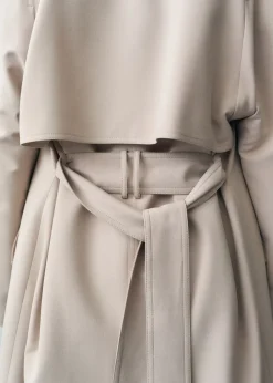 MANGO Płaszcze*Trencz oversize z paskiem