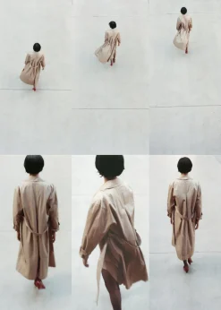 MANGO Płaszcze*Trencz z bawełny z koszulowym kołnierzykiem