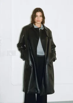 MANGO Płaszcze*Trencz ze sztucznej skóry