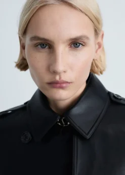 MANGO Płaszcze*Trencz ze sztucznej skóry