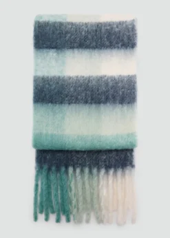 Dzieci MANGO Szaliki I Czapki*Trójkolorowy szalik w pasy