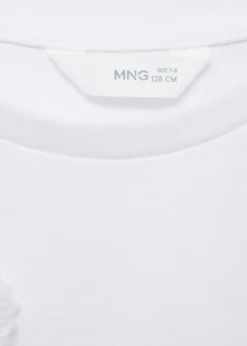 Dzieci MANGO Koszulki I Topy*T-shirt z haftowanymi detalami