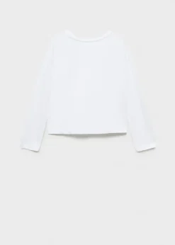 Dzieci MANGO Koszulki I Topy*T-shirt z haftowanymi detalami