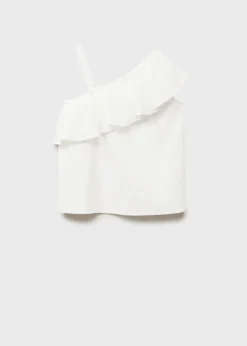 Dzieci MANGO Koszule I Bluzki*T-shirt z haftowanymi detalami