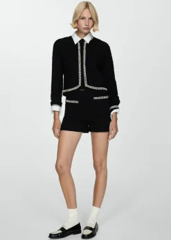 MANGO Kurtki*Tweedowa dwukolorowa kurtka