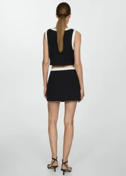 MANGO Spódnice*Tweedowa spódnica mini