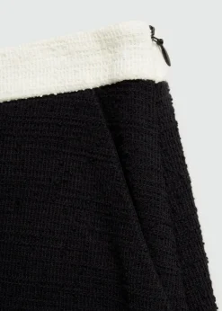 MANGO Spódnice*Tweedowa spódnica mini