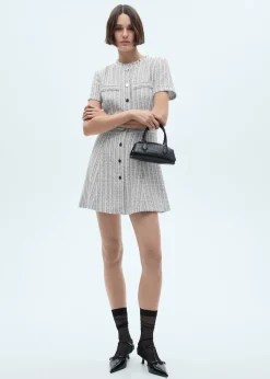 MANGO Sukienki I Kombinezony*Tweedowa sukienka na guziki