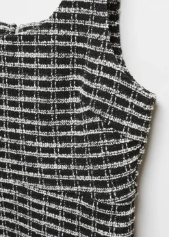 MANGO Sukienki I Kombinezony*Tweedowa sukienka w kratę